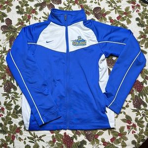 Nike Team Dri fit San Jose State Swimming 🏊‍♀️ royal blue , white & gold M 8-10